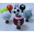 thumbnail image 6 of HomeConcept Football Lamp Finial, Brown with White Laces 2.25"h, 6 of 6