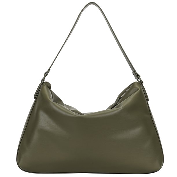 Bolso Masa Hervida Hombro Hugtrwg para Mujer Mano Con Cuero PU Múltiples Bolsillos Tavel