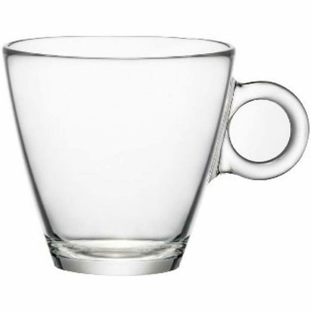 Bormioli Rocco Easy Bar Cappuccino Cups, Clear, Set Of 12 - Walmart.com ...