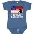thumbnail image 3 of Inktastic Military Soldier Daddy Always My Hero Boys or Girls Baby Bodysuit, 3 of 5