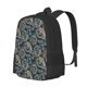 thumbnail image 1 of Disketp Indian Paisley 2 Mochila Minimalista de Gran Capacidad, Mochila de Viaje para Escuela, Trabajo o Uso Diario, 1 of 6