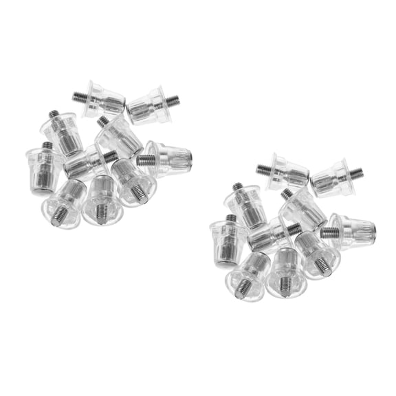 FOMIYES 20Pcs Aluminum Soccer Cleat for Soft Ground, Universal Fit Replacement Accessories