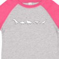 thumbnail image 4 of Inktastic Cute Dinosaur Outline Illustration Boys or Girls Toddler T-Shirt, 4 of 5