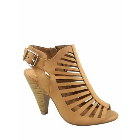 

Shaky-S Women s Fashion Open Toe Ankle Strap Buckle Chunky Heels Strappy Sandals Shoes
