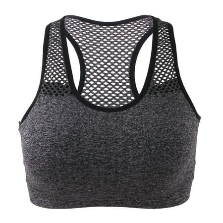 

Daily Elastic Vest Women Sports Bra Running Yoga Breathable Workout Wire Free