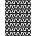 thumbnail image 1 of Ahgly Company Indoor Rectangle Patterned Silver Gray Novelty Area Rugs, 7' x 10', 1 of 6