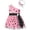 Pink, variant on mgoYE Infant Baby Toddler Girl Halloween Party Dress Up Outfit with Headband, Multi Color(Black,8-9 Years)
