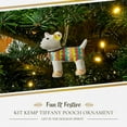 thumbnail image 2 of Spode Kit Kemp Christmas Ornament, Tiffany Pooch, 3", Porcelain, Handcrafted Festive Charm, Perfect for Holiday Decorating, Keepsake Ornament & Tree Decoration & Gift for Christmas & Holiday Giving, 2 of 7