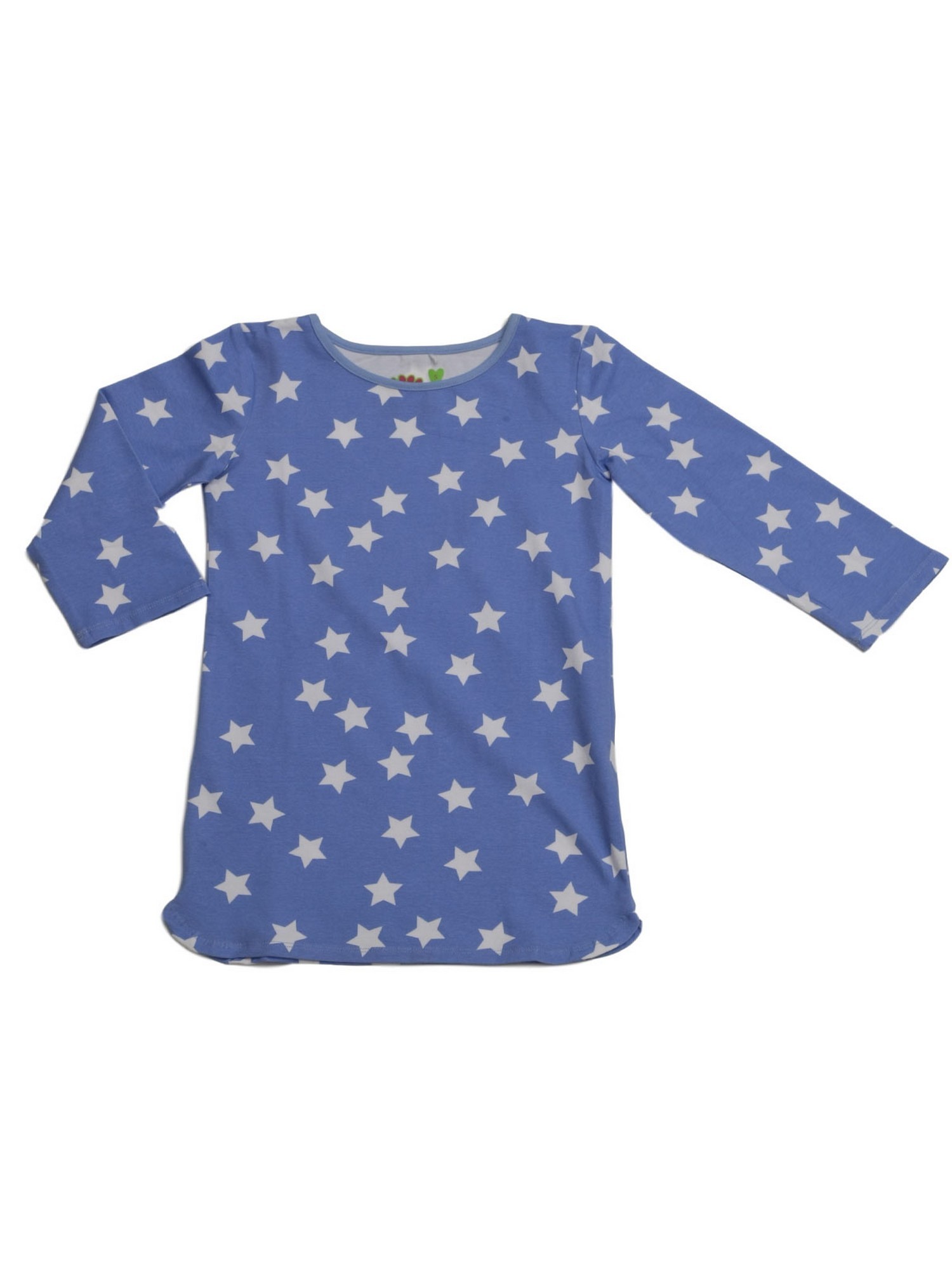 blue and white star dress