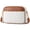 Brown & White, variant on Bagsure Leather Crossbody Purses and Handbags for Women Shoulder Bag for Women Quilted Cross Body Bag for Woman with Two Wide Straps
