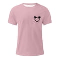 thumbnail image 4 of Camisas de Manga Larga para Hombres Imprimir Casual Cuello Redondo Blusa de Manga Corta, Camisas de Lino para Hombres, 4 of 4