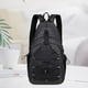 thumbnail image 1 of Mochila para hombre Yinane bolso de pecho cruzado informal para correr viajar Negro 26 cm x 16 cm x 44 cm, 1 of 8