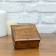 thumbnail image 2 of Polish Handmade Wooden Floral Box Linden Wood Keepsake Bracelet Jewelry Box, 2 of 4
