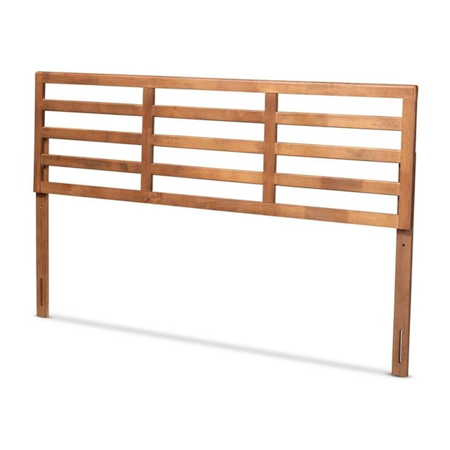 Pemberly Row Tête de Lit Grand Format en Bois Fini Noyer Moderne
