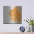 thumbnail image 4 of Luxe Metal Art 'Orange Slice' by Linda Woods, Metal Wall Art, 12"x12", 4 of 9