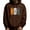 Coffee, variant on LUOGENLI Mens Hoodies Pullover Camo Halloween Graphic Hoodie Pullover Warm Sweatshirt with Print Cozy Casual Streetwear Jacket for Fall Winter Mens Hoodies Pack Cotton Grey2 Size XL