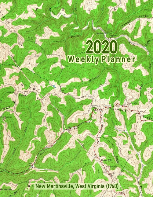 2020 Weekly Planner New Martinsville, West Virginia (1960) Vintage