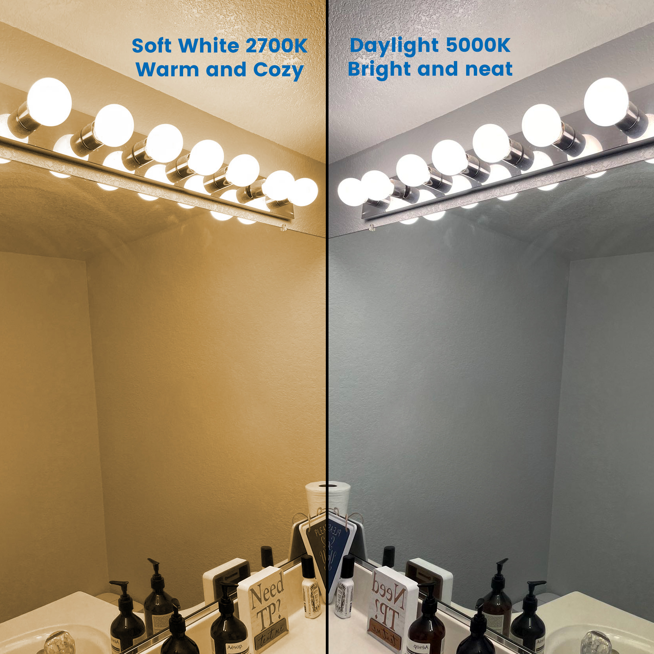 Great Value G25 LED Globe Bulbs, 3W Soft White, 3 Pack photo 5