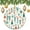 pattern-4, variant on Christmas Ceramic Ornament Gifts for Cook Lovers Stocking Name Tags Kitchen Utensils Orange Xmas Trees Decorations Keepsake Gifts Gifts for Women Men On Christmas