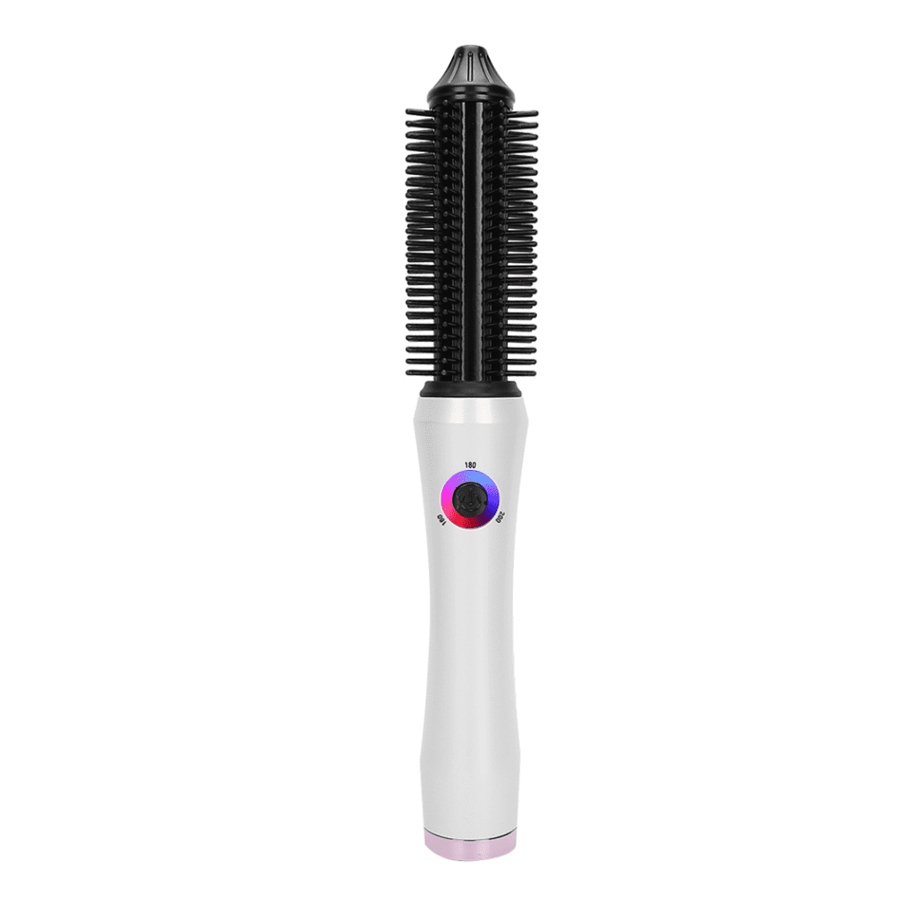 Rdeghly Curling Iron Brush Wireless Portable USB Rechargeable Hair