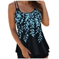thumbnail image 1 of adviicd Modest Tankini Womens Tankini Tops Tummy Control Swim Tank Top Modest Swimsuit Top Bathing Suit Top(Sky Blue,M), 1 of 5