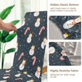 thumbnail image 5 of Yayeee 4 Pack Dining Chair Covers Stretch Parson Chairs Slipcovers Seat Protector, Playful Winter, 5 of 6