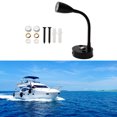 thumbnail image 2 of Luz de lectura RV Sunnimix puerto de Carga USB cuello de cisne Flexible negro, 2 of 7