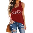 thumbnail image 2 of RMGVDSD Tank Tops For Women Tees Sleeveless Printed T Shirts Summer Tank Tops Loose Fit Casual Tees Comfortable Athletic T-Shirts Temperament Shirts, 2 of 4