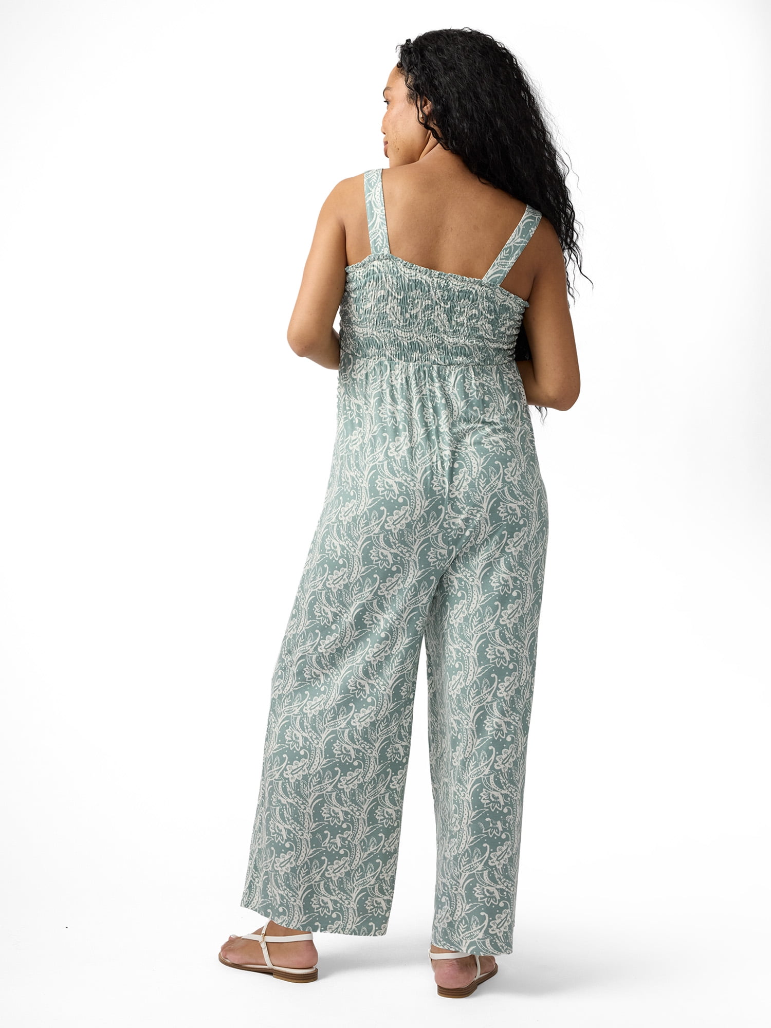 Ingrid & Isabel For Every Belly Maternity Smocked Jumpsuit, Size S-XXL
