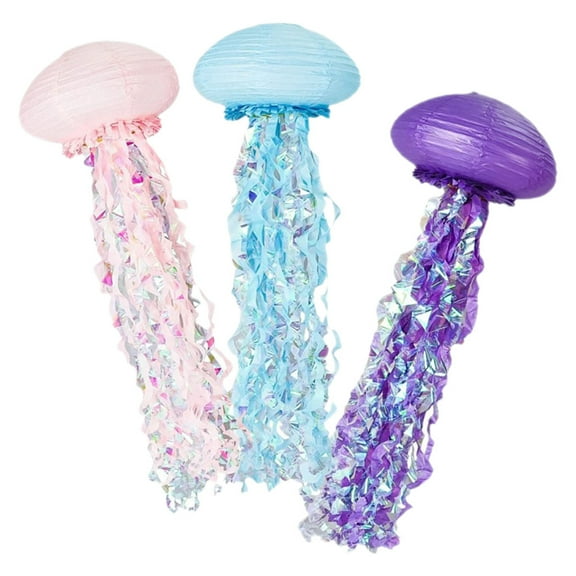 FRCOLOR 3 Pcs Fish Lamp Jellyfish Lantern 80.00X30.00X30.00CM