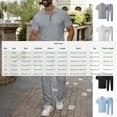 thumbnail image 2 of OGLCCG Mens Sweat Suits Set Summer Lightweight 2 Piece Tracksuit Outfits Solid Color Short Sleeve Textured Shirt and Loose Jogging Pants,M,White, 2 of 8