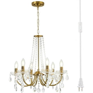 Ikea Chandelier, 3-armed, silver color, glass 622.262914.2618
