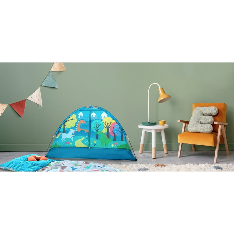Crckt Kids 2-in-1 Camping Set (Sleeping Bag Tent) Unicorn Print