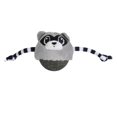 thumbnail image 1 of Quirky Kitty Rolly Raccoon Bobbler Compressed Catnip Ball Cat Toy, 1 of 9
