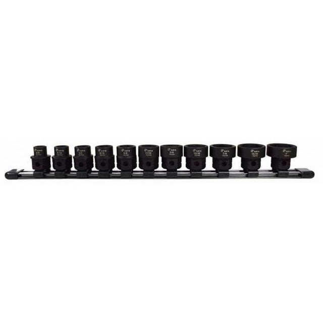 0.5 in. Drive SAE Nano Impact Sockets - 11 Piece