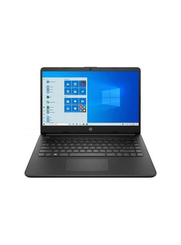 HP 14 Series 14" Touchscreen Laptop - Intel Celeron N4020 - 4GB RAM - 64GB eMMC - Windows 10 Home in S mode - Jet Black  14-dq0050nr (47X81UA#ABA)