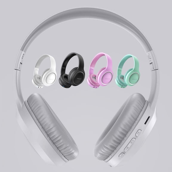 RFUGUG Foldable Bluetooth 5.1 Over-Ear Headphones - Stereo Sound for Mobile Gaming & Music, Versatile Gift Headset with Premium Wireless Connectivity