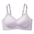 thumbnail image 3 of Women's Thin Seamless Vest Soft Support Large Chest Small Half Fixed Cup Breathable Bra Large Sports Bra 36c Bras for Women Push up Strapless Bra for Women Keyhole Bra Sports Bra with Non Removable, 3 of 3