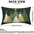 thumbnail image 3 of Christmas Pillow Covers 18X18 Set of 2, Red Xmas Tree Winter Decorative Throw Pillowcases Holiday Outdoor Farmhouse Seasonal Cushion Cases Couch Sofa Bed Decor, 3 of 6
