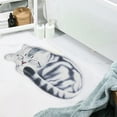 thumbnail image 5 of Super Absorbent Bathroom Door Mats, Anti-Slip & Quick Dry Spotted Cat Rug, 29.9 x 15.7 in, 5 of 8