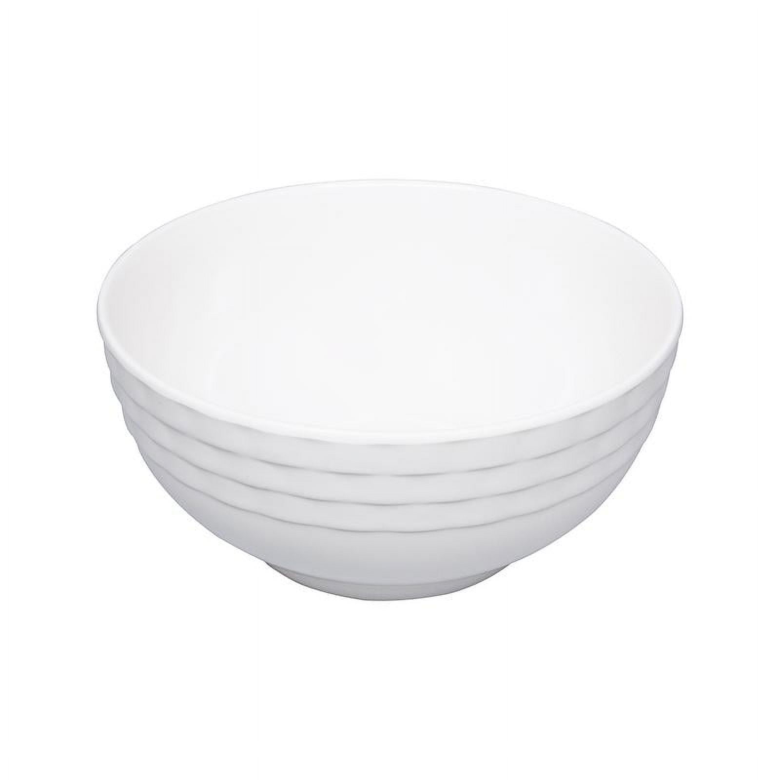 222 Fifth Basket Weave White 12-Piece Melamine Dinnerware Set