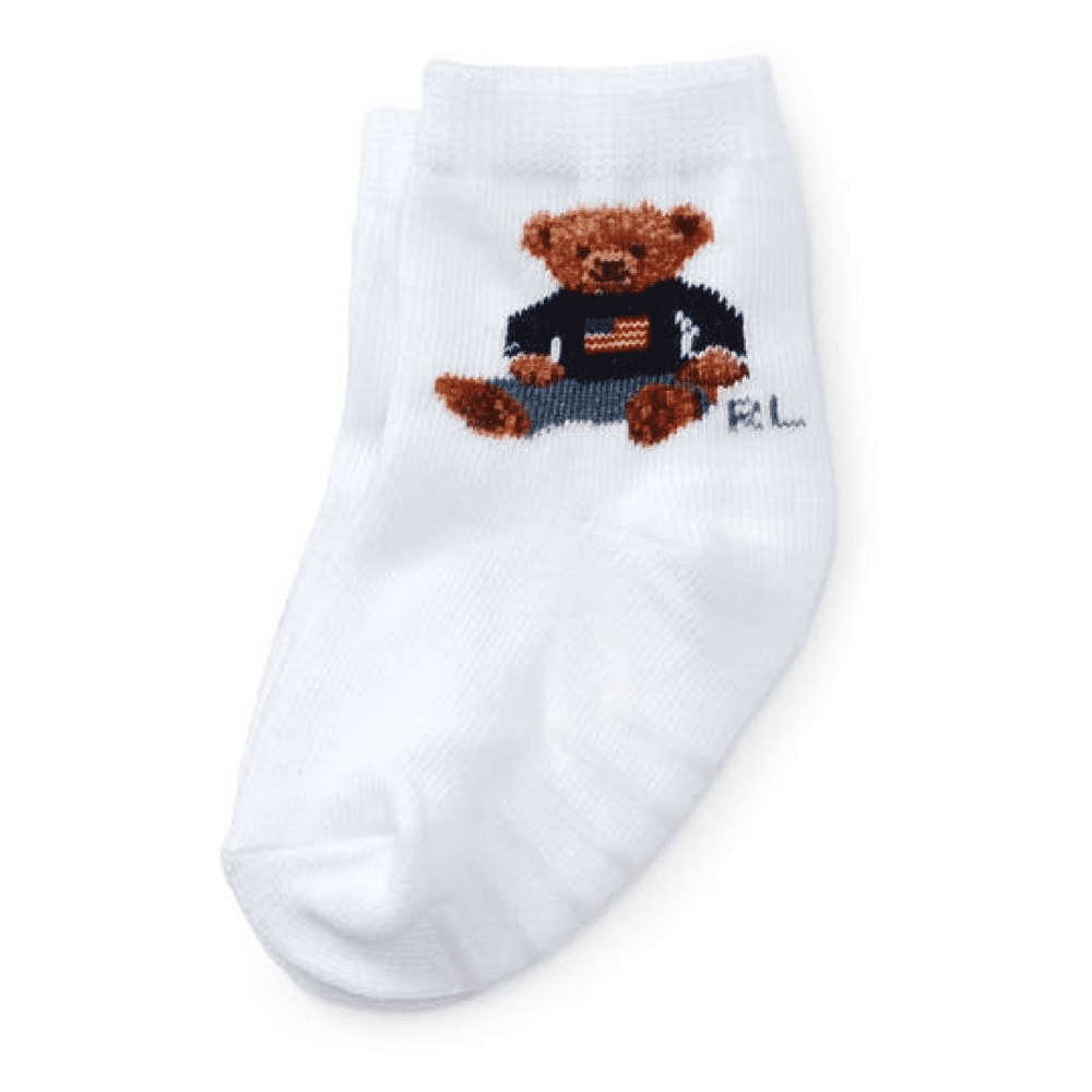 Ralph Lauren Ralph Lauren Baby Boy Flag Polo Bear Socks Baby Boy's 0