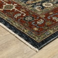 thumbnail image 2 of Woven Trends Aberdonian Area Rug 752W1 Traditional Ivory Floral Oriental 7'10" X 10'10" Rectangle, 2 of 5