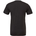 thumbnail image 2 of Canvas - Camiseta básice con cuelloredondo de manga corta ajustada en el Bicep para hombre - Verano (Negro Carbón Jaspeado), 2 of 3