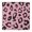 Pink and Black, variant on Leopard and Tiger Pattern Square Fitted Tablecloth with Elastic Edge,Square Table Cover,Washable Elastic Table Cover for Home Kitchen Party Decor 34"x34"