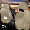 thumbnail image 6 of AOMSAZTO Front Car Seat Covers Fit for Chevrolet Cruze 2011-2019 Seat Covers Faux Leather Breathable and Waterproof Automotive Seat Covers Protector(2 PCS Front Seats,Beige), 6 of 7