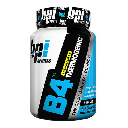 BPI Sports B4 Thermogenic The Once Daily Fat Burner, 60 (Best Thermogenic Fat Burner For Men)