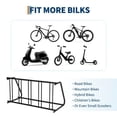 thumbnail image 4 of QinaQin Floor-Standing Bicycle Racks, Freestanding Bicycle Racks, Upright Bicycle Racks, Heavy-Duty Bicycle Racks Suitable for Garages, Streets, and Backyards, 4 of 7