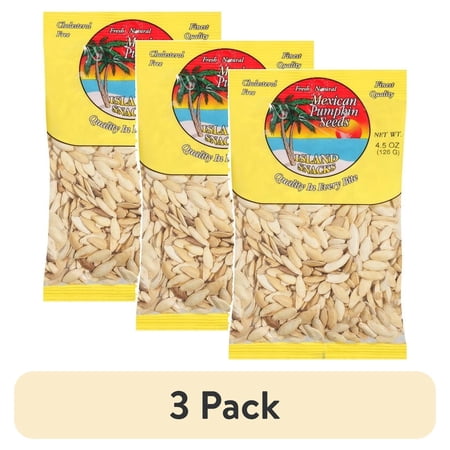 (3 pack) Island Snacks Mexican Pumpkin Seeds, 5 oz.
