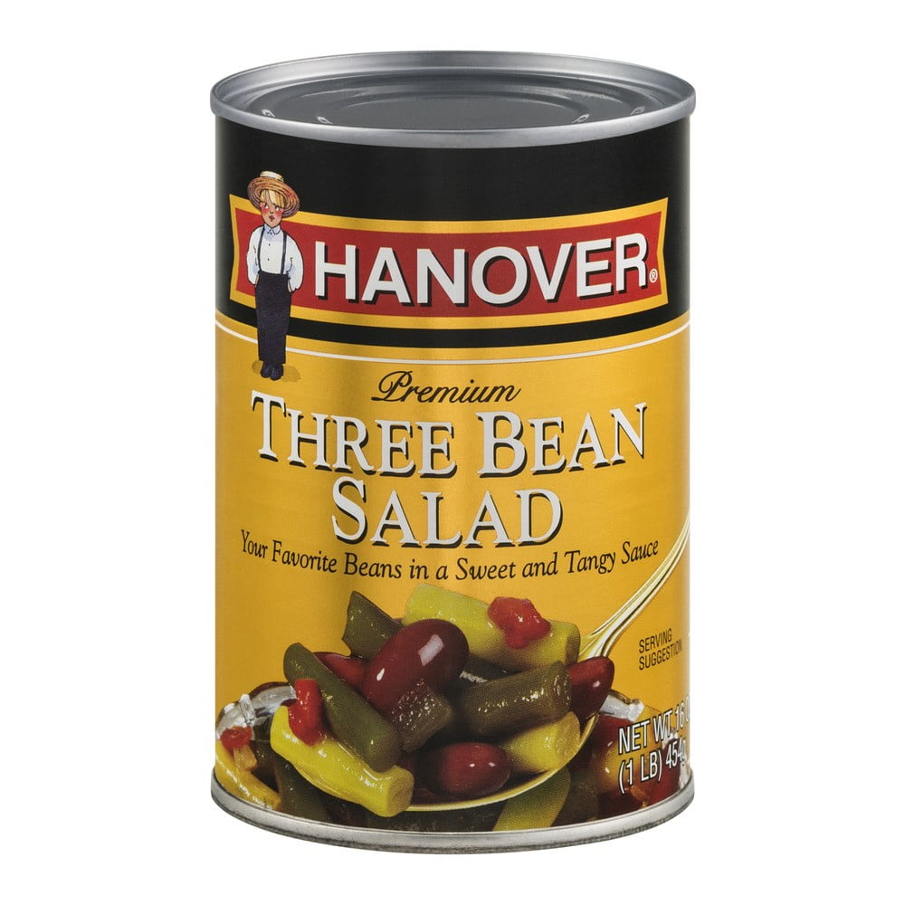 Hanover Premium Three Beans Salad, 16 Oz